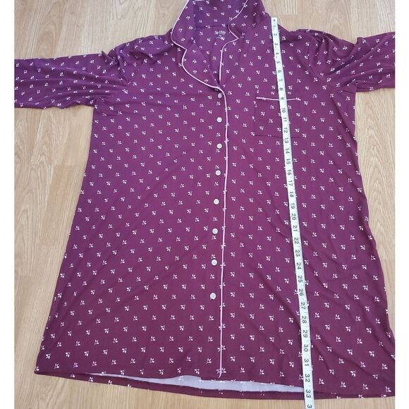 Alfani Plus Size Printed Sleepshirt Nightgown - Picture 8 of 12